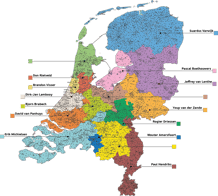 Postcodekaart Nederland